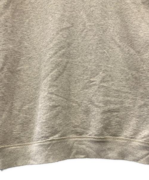 RRL（ダブルアールエル）RRL (ダブルアールエル) ロゴ フリース スウェットシャツ ベージュ サイズ:Lの古着・服飾アイテム
