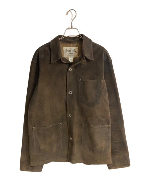 RRL（ダブルアールエル）RRL (ダブルアールエル) ラフアウトスエードジャケット ブラウン サイズ:Ｓの古着・服飾アイテム