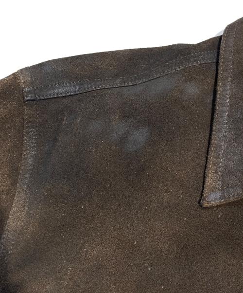 RRL（ダブルアールエル）RRL (ダブルアールエル) ラフアウトスエードジャケット ブラウン サイズ:Ｓの古着・服飾アイテム