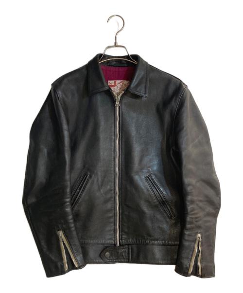 ADDICT CLOTHES（アディクト クローズ）ADDICT CLOTHES (アディクト クローズ) CENTER ZIP JACKET/センタージップジャケット ブラック サイズ:40の古着・服飾アイテム