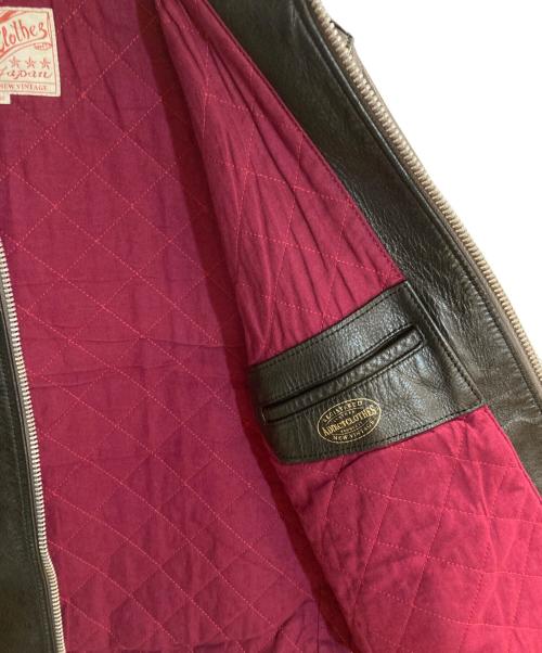 ADDICT CLOTHES（アディクト クローズ）ADDICT CLOTHES (アディクト クローズ) CENTER ZIP JACKET/センタージップジャケット ブラック サイズ:40の古着・服飾アイテム