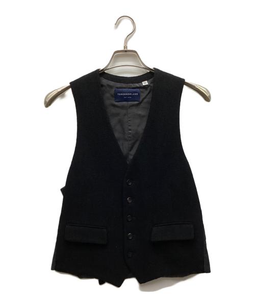 TOMORROW LAND（トゥモローランド）TOMORROW LAND (トゥモローランド) リングツイード シングルベスト ブラック サイズ:XSの古着・服飾アイテム