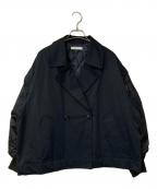 Radiateラディエイト）の古着「MA-1スリーブジャケット」｜ネイビー×ブラック