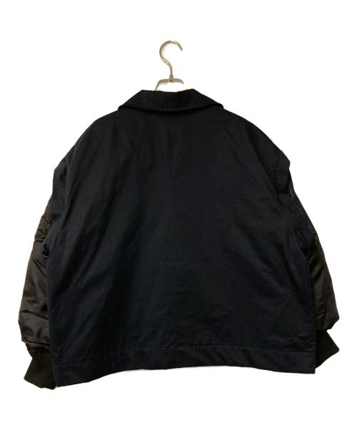 Radiate（ラディエイト）Radiate (ラディエイト) MA-1スリーブジャケット ネイビー×ブラック サイズ:Mの古着・服飾アイテム