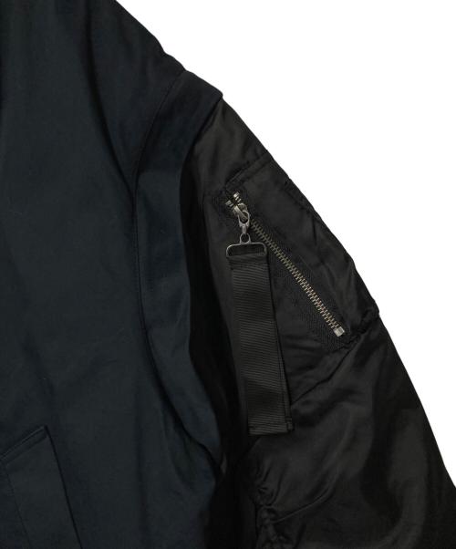 Radiate（ラディエイト）Radiate (ラディエイト) MA-1スリーブジャケット ネイビー×ブラック サイズ:Mの古着・服飾アイテム