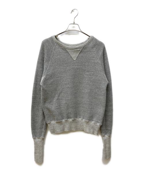 kenneth field（ケネスフィールド）KENNETH FIELD (ケネスフィールド) RAGLAN CREW SWEAT グレー サイズ:Ｍの古着・服飾アイテム