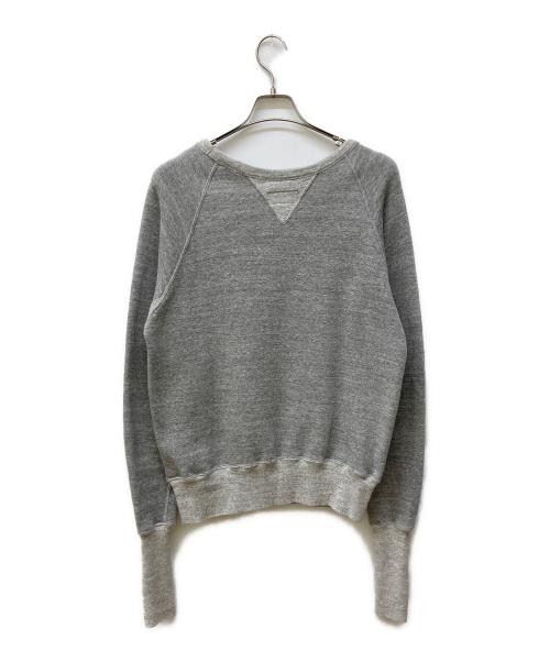 kenneth field（ケネスフィールド）KENNETH FIELD (ケネスフィールド) RAGLAN CREW SWEAT グレー サイズ:Ｍの古着・服飾アイテム