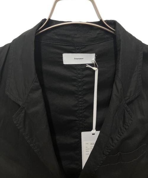 Graphpaper（グラフペーパー）Graphpaper (グラフペーパー) Garment Dyed Typewriter Oversized Jacket ブラック サイズ:SIZE1の古着・服飾アイテム
