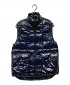）の古着「チャイナダウンベスト」｜ネイビー