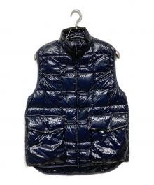 UNDERCOVER×FRAGMENT（アンダーカバー×フラッグメント）の古着「チャイナダウンベスト」｜ネイビー