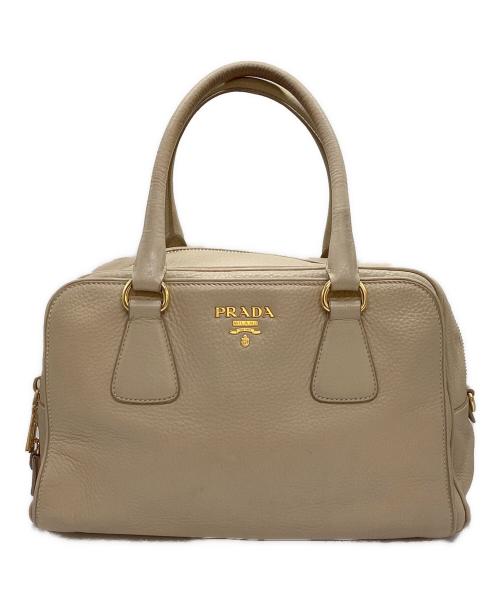 PRADA（プラダ）PRADA (プラダ) ボストンバッグ ベージュの古着・服飾アイテム