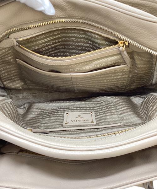 PRADA（プラダ）PRADA (プラダ) ボストンバッグ ベージュの古着・服飾アイテム