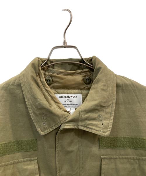 STERLINGWEAR OF BOSTON（スターリングウェアオブボストン）sterlingwear of boston (スターリングウェアオブボストン) ライナー付ミリタリージャケット オリーブ サイズ:Mの古着・服飾アイテム