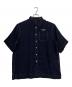 GIVENCHY（ジバンシィ）の古着「1952 Embroidered Linen Shirt」｜ネイビー