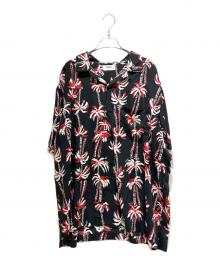 CELINE（セリーヌ）の古着「CHEMISE HAWAI ハワイアンシャツ」｜ブラック×レッド