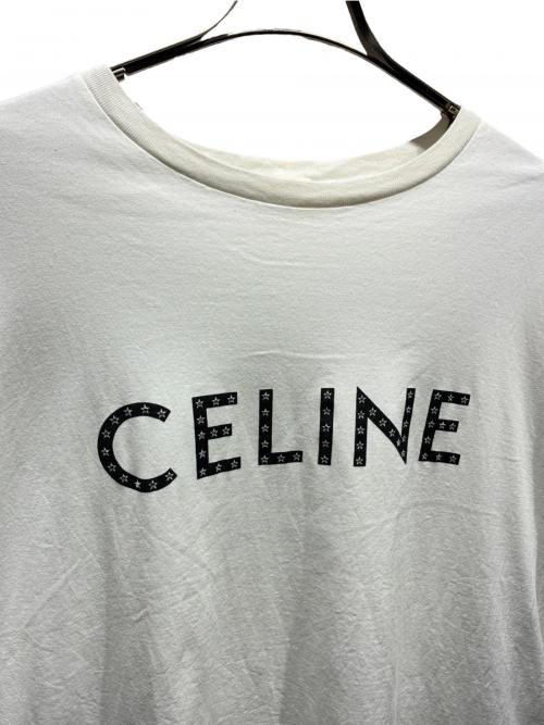 CELINE（セリーヌ）CELINE (セリーヌ) スタープリント ラインストーン/2X47F671Q ホワイト サイズ:Mの古着・服飾アイテム