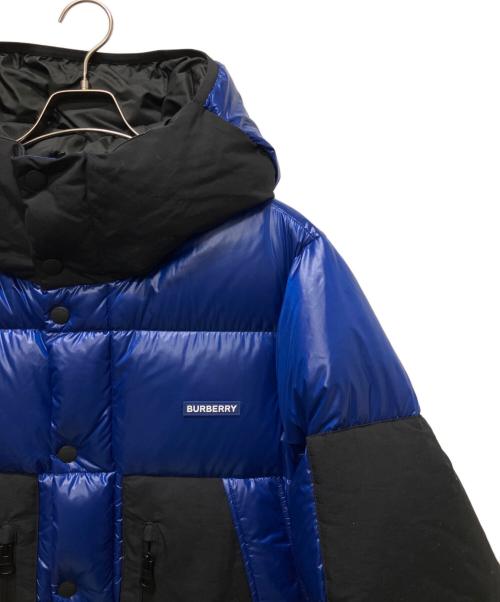 BURBERRY（バーバリー）BURBERRY (バーバリー) Brendan Down Jacket　8058329 ブルー×ブラック サイズ:Lの古着・服飾アイテム