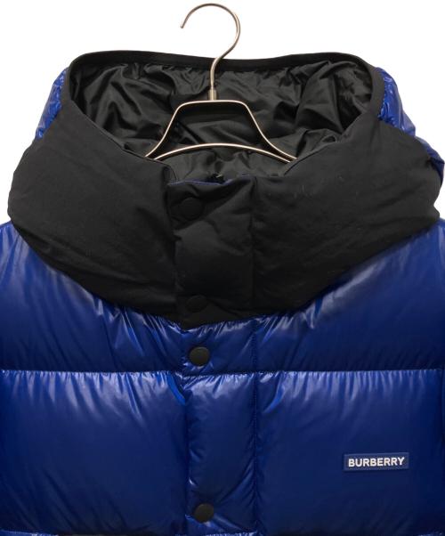 BURBERRY（バーバリー）BURBERRY (バーバリー) Brendan Down Jacket　8058329 ブルー×ブラック サイズ:Lの古着・服飾アイテム