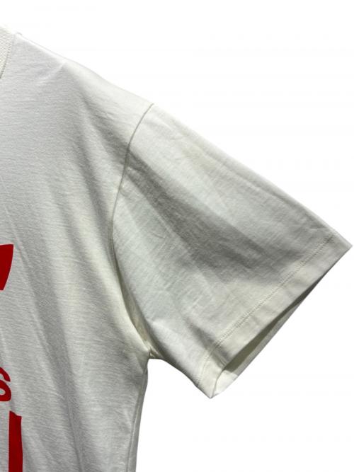 GUCCI（グッチ）GUCCI (グッチ) adidas (アディダス) Tシャツ　717422 XJEXI ホワイト×レッド サイズ:Mの古着・服飾アイテム