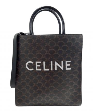 CELINE バーティカルカバ トリオンフ バッグ　ミディアム 中古・古着通販】CELINE (セリーヌ) トリオンフ ミディアム
