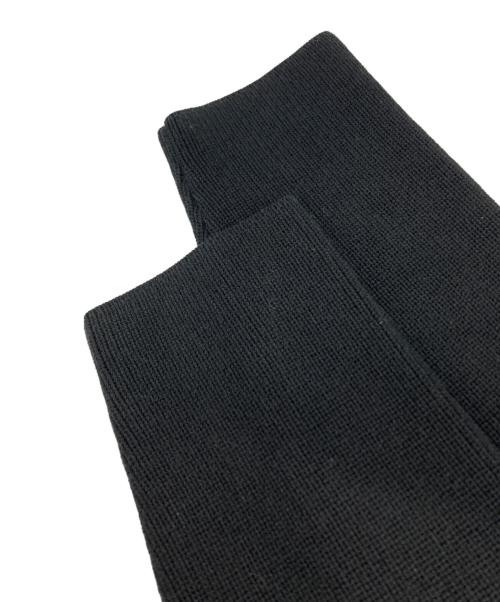 Noble（ノーブル）Noble (ノーブル) フロントジップボートネックニット ブラック サイズ:-の古着・服飾アイテム