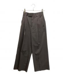 Noble（ノーブル）の古着「エステルツイルストレッチスラックスパンツ」｜グレー