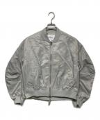 ARPEGE STORYアルページュストーリー）の古着「BackリボンMA-1」｜グレー