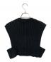 HYKE (ハイク) WIDE RIBBED CROPPED VEST ブラック サイズ:F：7000円