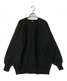 HYKE（ハイク）の古着「ヘビーウェイトオーバーサイズスウェット」｜ブラック