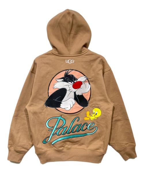 PALACE（パレス）PALACE (パレス) UGG (アグ) LOONEY TUNES (ルーニーチューンズ) PALACE　UGG　LOONEY TUNES　HOOD ブラウン サイズ:Mの古着・服飾アイテム