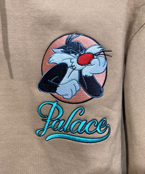 PALACE（パレス）PALACE (パレス) UGG (アグ) LOONEY TUNES (ルーニーチューンズ) PALACE　UGG　LOONEY TUNES　HOOD ブラウン サイズ:Mの古着・服飾アイテム
