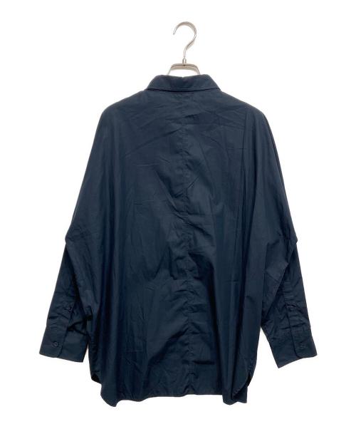 DEUXIEME CLASSE（ドゥーズィエム クラス）Deuxieme Classe (ドゥーズィエム クラス) ドロップショルダーシャツ ネイビー サイズ:Freeの古着・服飾アイテム