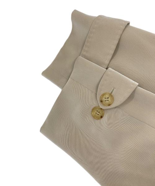 MaxMara（マックスマーラ）MaxMara (マックスマーラ) ダブルトレンチコート アイボリー サイズ:40の古着・服飾アイテム