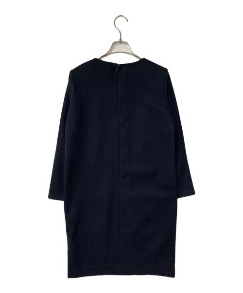 DUAL VIEW（デュアルヴュー）DUAL VIEW (デュアルヴュー) スパンコールポケットワンピース ネイビー サイズ:38の古着・服飾アイテム