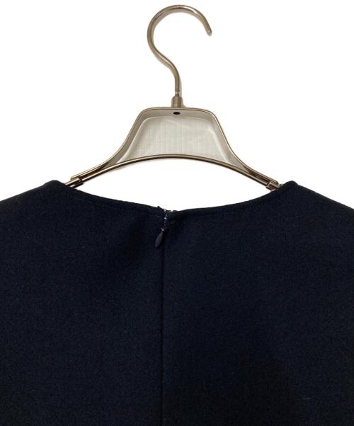 DUAL VIEW（デュアルヴュー）DUAL VIEW (デュアルヴュー) スパンコールポケットワンピース ネイビー サイズ:38の古着・服飾アイテム