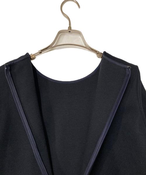 DUAL VIEW（デュアルヴュー）DUAL VIEW (デュアルヴュー) スパンコールポケットワンピース ネイビー サイズ:38の古着・服飾アイテム