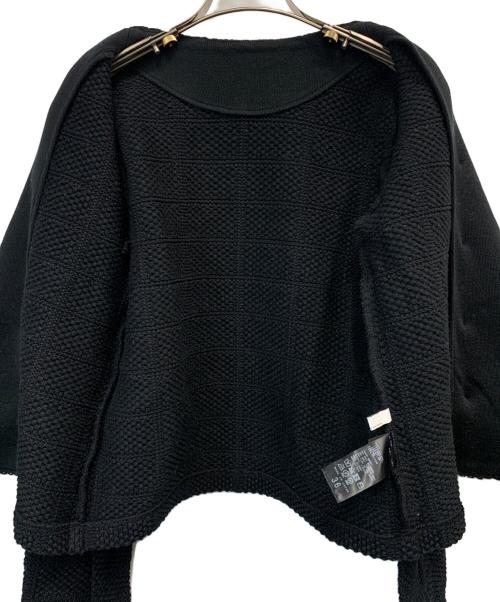 Plage（プラージュ）Plage (プラージュ) TWEED KNIT JACKET  ブラック サイズ:36の古着・服飾アイテム