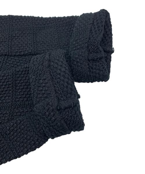 Plage（プラージュ）Plage (プラージュ) TWEED KNIT JACKET  ブラック サイズ:36の古着・服飾アイテム