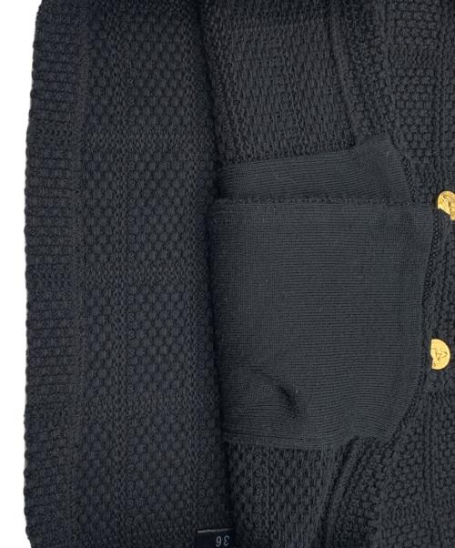 Plage（プラージュ）Plage (プラージュ) TWEED KNIT JACKET  ブラック サイズ:36の古着・服飾アイテム