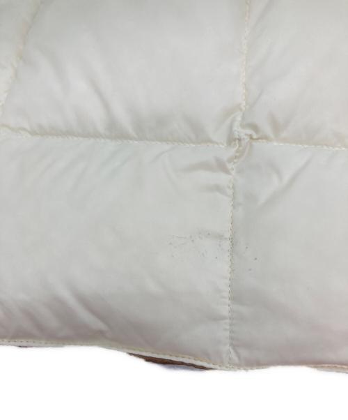 TAION（タイオン）TAION (タイオン) リバーシブルクルーネックダウンブルゾン アイボリー×ブラウン サイズ:Freeの古着・服飾アイテム