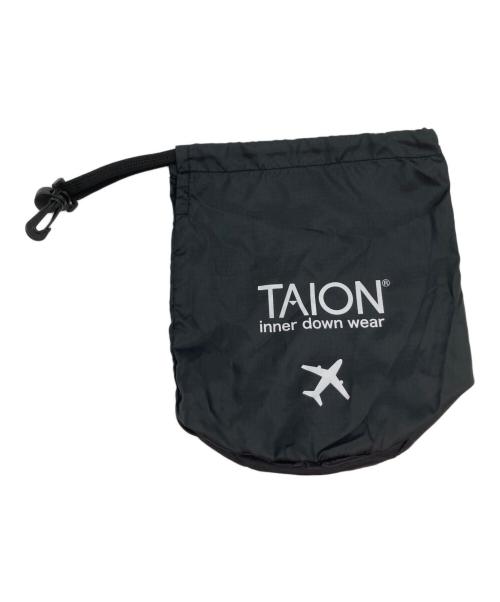 TAION（タイオン）TAION (タイオン) リバーシブルクルーネックダウンブルゾン アイボリー×ブラウン サイズ:Freeの古着・服飾アイテム