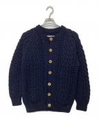 INVERALLANインバーアラン）の古着「3Aハンドニットカーディガン」｜ネイビー