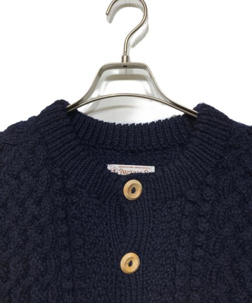 INVERALLAN（インバーアラン）INVERALLAN (インバーアラン) 3Aハンドニットカーディガン ネイビー サイズ:40 未使用品の古着・服飾アイテム