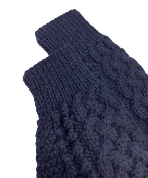 INVERALLAN（インバーアラン）INVERALLAN (インバーアラン) 3Aハンドニットカーディガン ネイビー サイズ:40 未使用品の古着・服飾アイテム