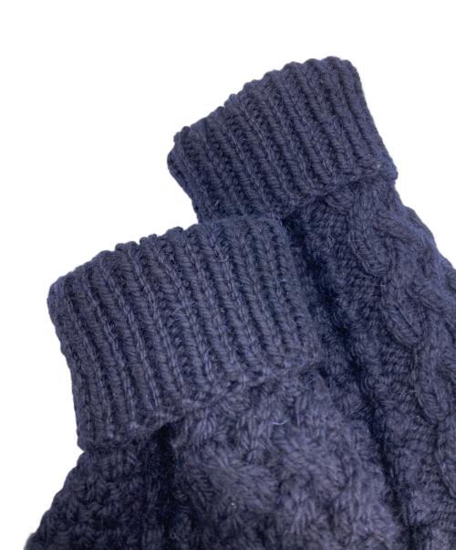 INVERALLAN（インバーアラン）INVERALLAN (インバーアラン) 3Aハンドニットカーディガン ネイビー サイズ:40 未使用品の古着・服飾アイテム