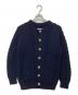 INVERALLAN（インバーアラン）の古着「3Aハンドニットカーディガン」｜ネイビー