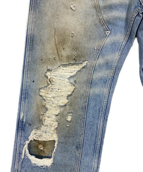 MM6 Maison Margiela（エムエムシックスメゾンマルジェラ）MM6 Maison Margiela (エムエムシックスメゾンマルジェラ) 25SS DISTRESSED JEANS ブルー サイズ:Ｗ31の古着・服飾アイテム
