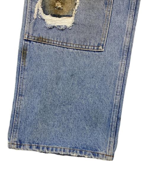 MM6 Maison Margiela（エムエムシックスメゾンマルジェラ）MM6 Maison Margiela (エムエムシックスメゾンマルジェラ) 25SS DISTRESSED JEANS ブルー サイズ:Ｗ31の古着・服飾アイテム