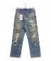 MM6 Maison Margiela（エムエムシックスメゾンマルジェラ）の古着「25SS DISTRESSED JEANS」｜ブルー