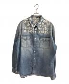 MM6 Maison Margielaエムエムシックスメゾンマルジェラ）の古着「DENEM SIDA SHIRT」｜ブルー